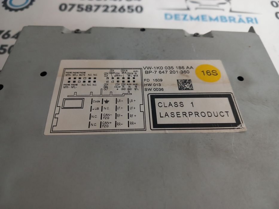 CD vw Passat b6 2006