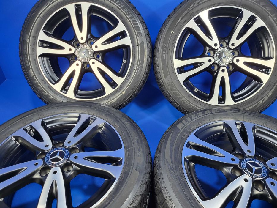 SUPER OFERTA - Mercedes original 5x112 R16 complet echipate m+s iarna