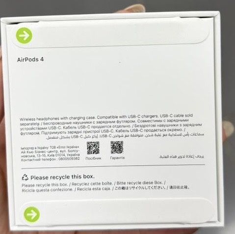 Наушники Airpods 4