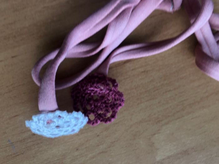 Розов бански на цветя / двоен /