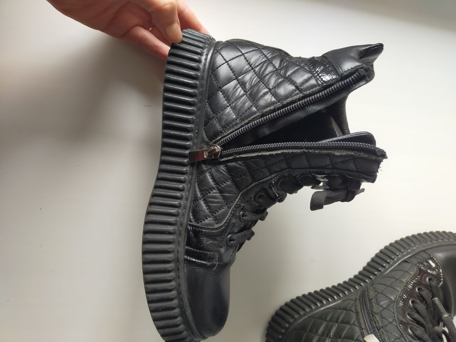 Кожаная обувь на девочку