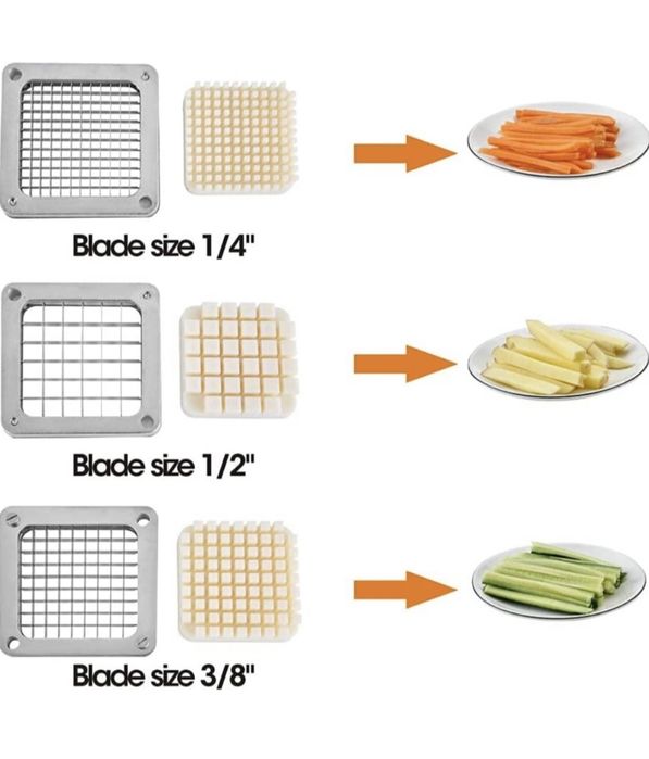 Картофорезачка Професионална в комплект с 3 ножа Чисто нова