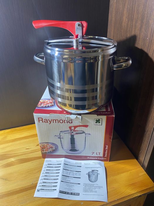 НОВА тенджера под налягане от нераждаема стомана 7 литра