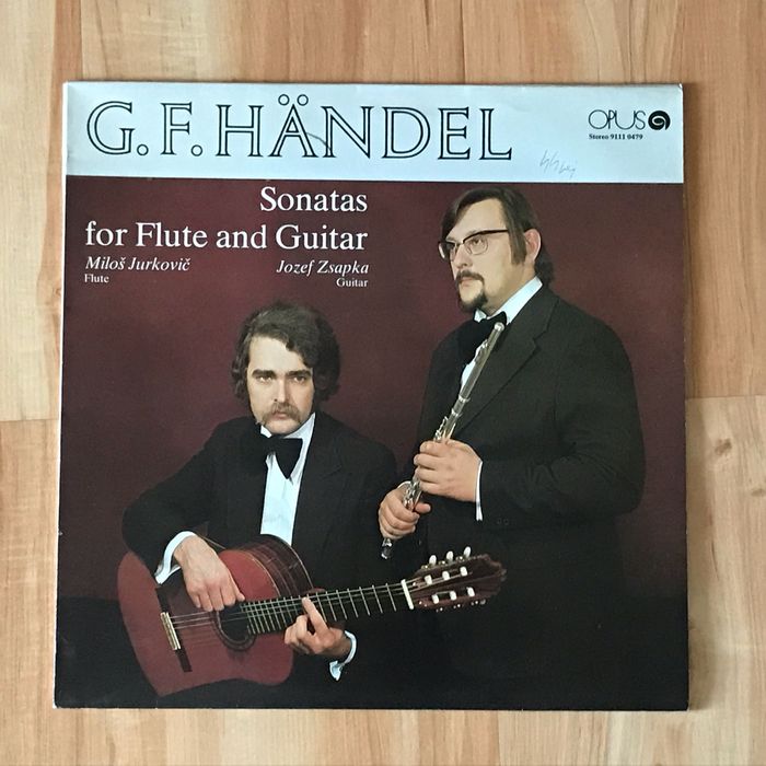 Viniluri Muzica clasica G. Haendel - Sonatas for flute and guitar