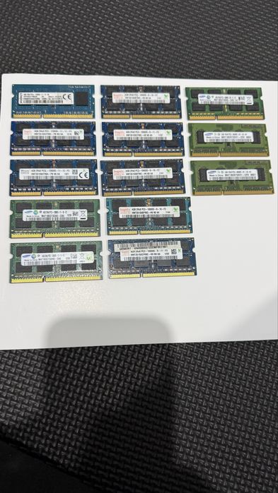 Placute rami laptop 4gb  ddr3 hynix / samsung / kingston