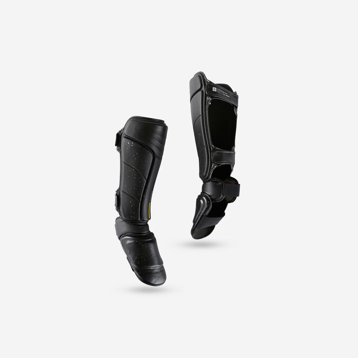 Protecții tibie-picior muay-thai, - produs resigilat Decathlon