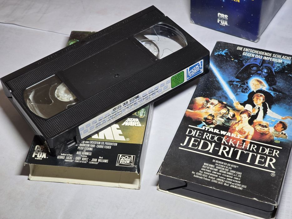 Видеокасети Star Wars триология