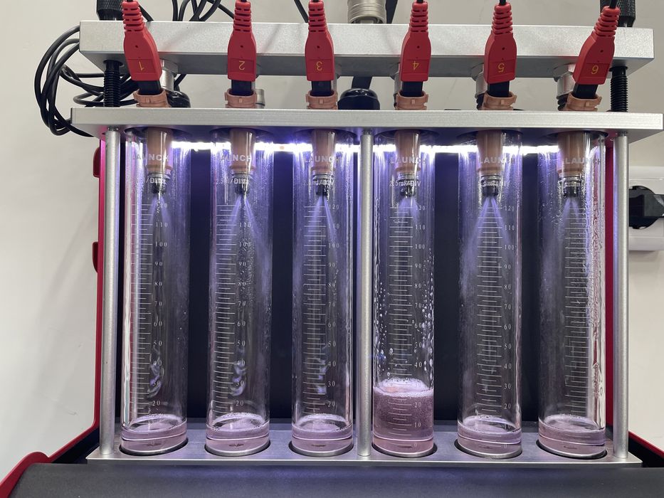 Чистка форсунок на стенде!