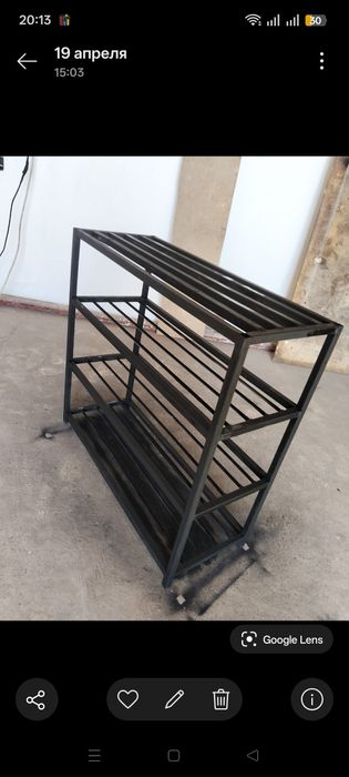 Полки столы обувница