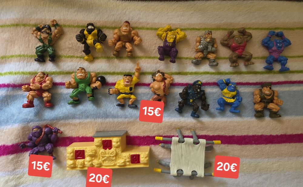 Разбойници MIMP Monster Wrestlers in my Pocket от 1995 vintage toys