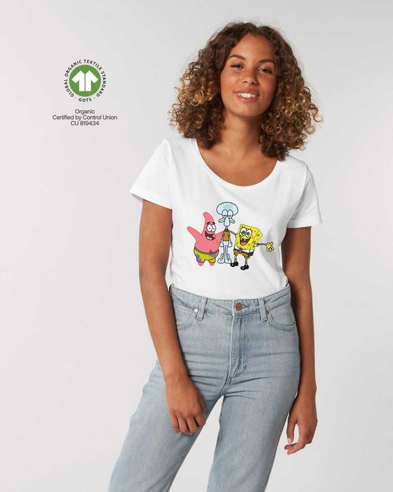 Нови Тениски със Спондж Боб Квадратни гащи - различни модели