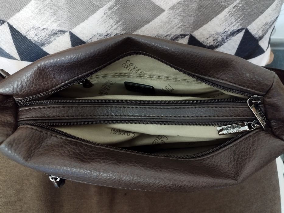 Кожена дамска чанта