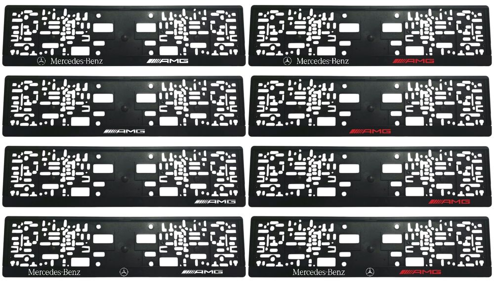 Комплект подложки/рамки за регистрационен номер за Mercedes