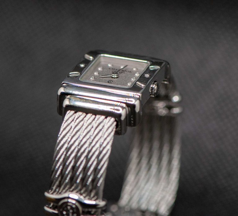 Швейцарски дамски часовник от 925 сребро - Charriol St. Tropez