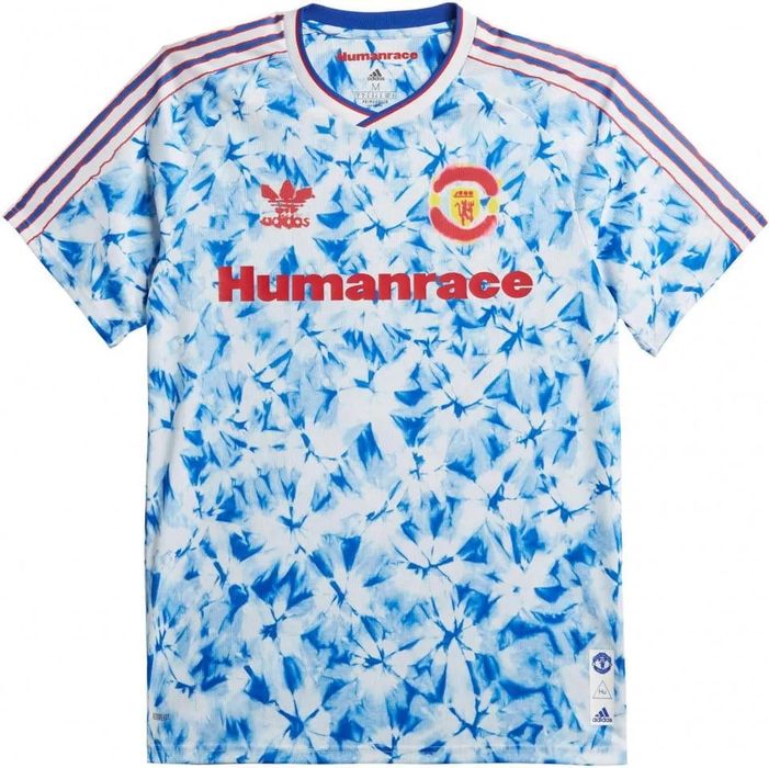 Adidas Manchester United Human Race Jersey оригинална тениска L Адидас Манчестър Юнайтед фланелка спорт футбол Adidas Originals x Pharrell Williams