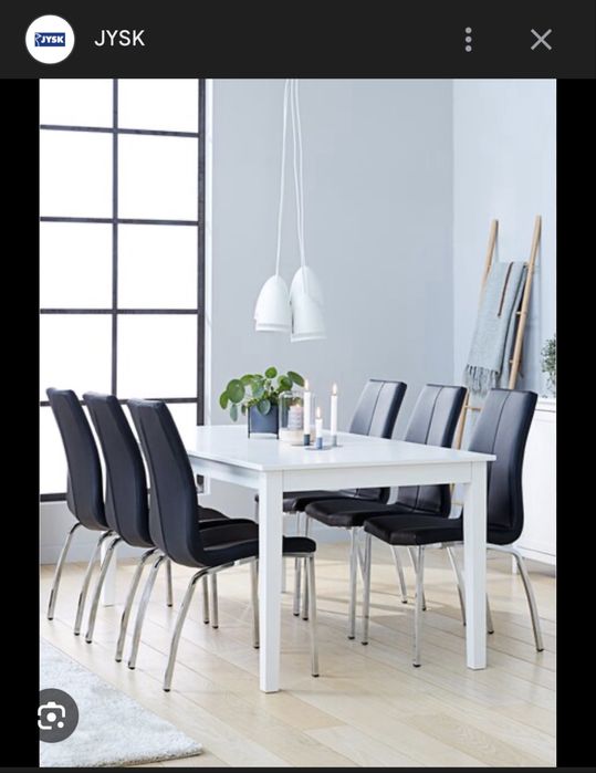 Donez scaun dining Havndal – JYSK, culoare negru