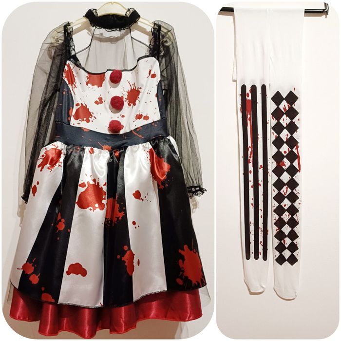 Costum clovn rău/înfricosător damă