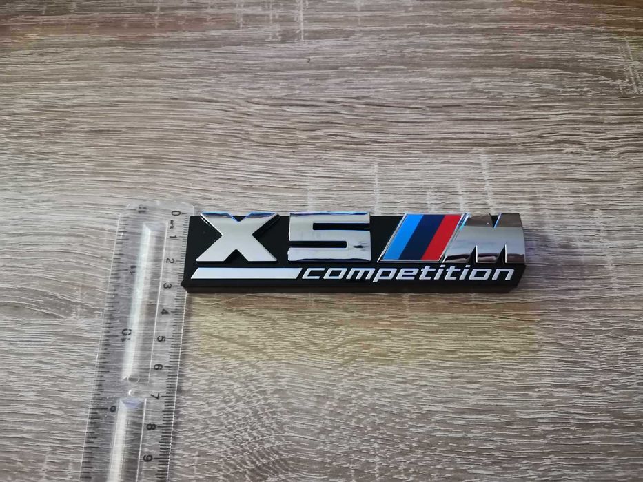 Предна решетка сребриста емблема BMW X5M Competition