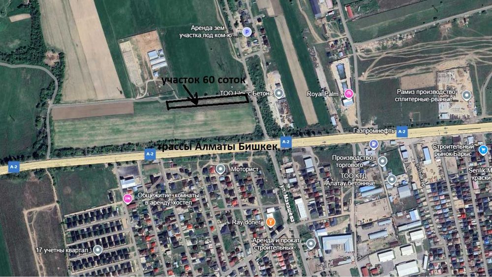 Продам участок 60 соток Каскелен