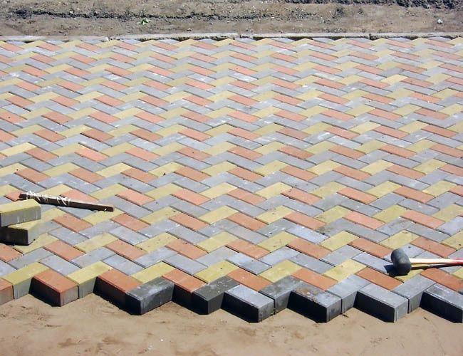 Укладка Брусчатка,  Гранит, Плитка