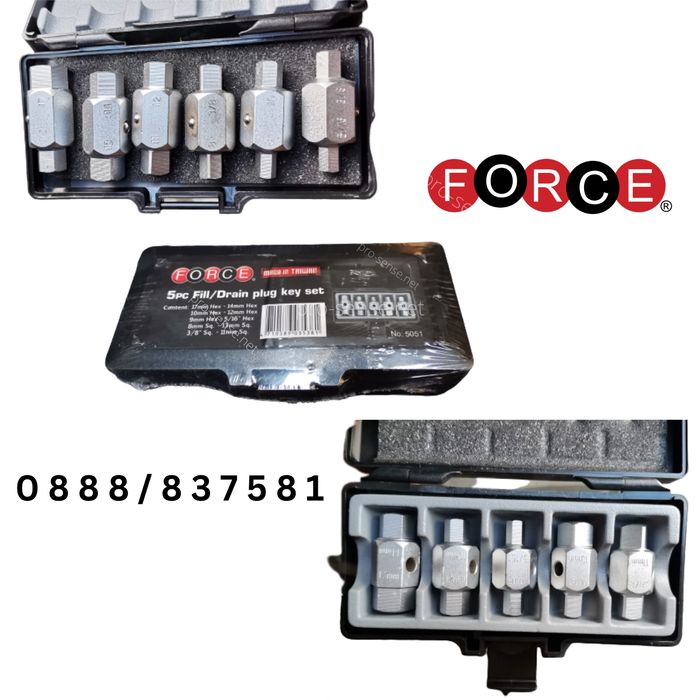 Ключове за картер 5 части FORCE картери 5051