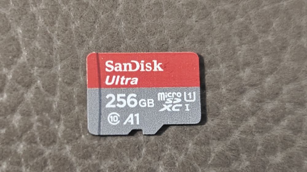 Card Micro SD Sandisk Ultra 256gb A1