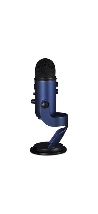 Microfon Profesional Blue Yeti USB, PC & Mac, Gaming, Podcast, Streaming, Recording, Multi-Pattern, Midnight Blue