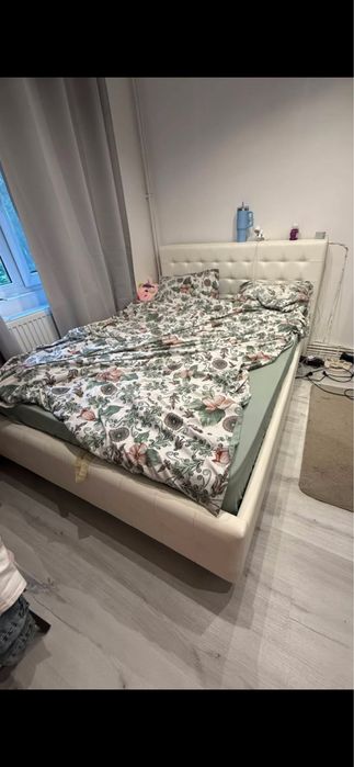 Pat dublu cu lada