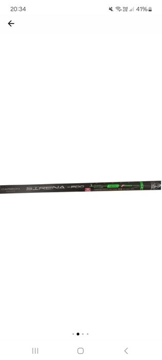 Set 2 Lansete Feeder 3,6 m, 120g, Diamant Alb, Sirena, carbon 100%