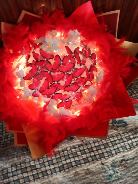 Mandarin buket Kapalakli buket Букет из бабочек Mandarin Buket