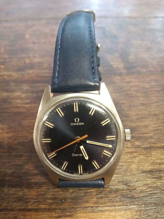 Ceas Omega Geneve Cadran albastru Ref. 135.041 Cal.601 Vintage – 1969