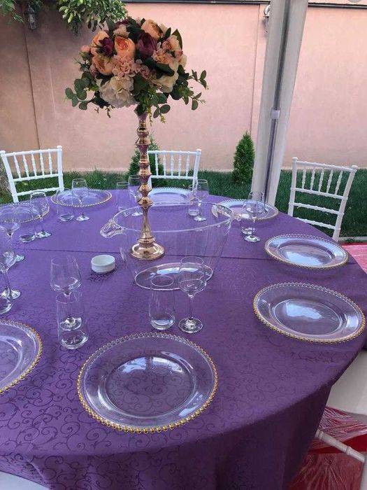 Fete/Fata de masa Evenimente Rotunde/Dreptunghiulare