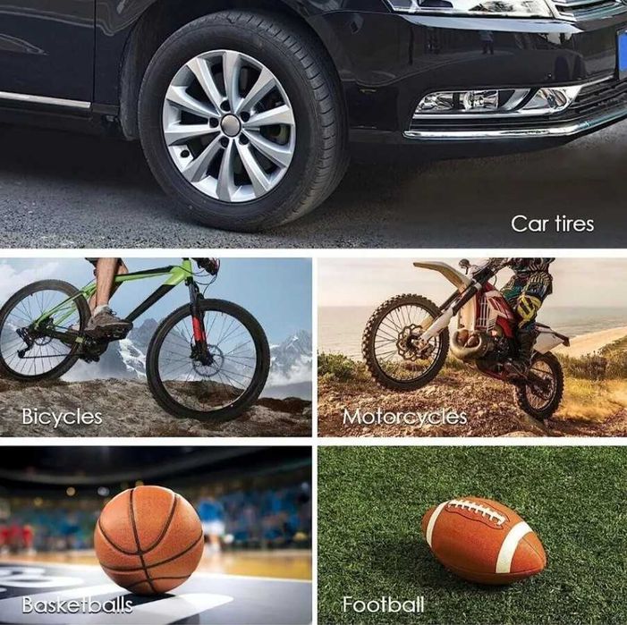 Акумулаторен Компресор за Гуми 36V 8,0AH KRAFTROYAL 2 броя Батерии