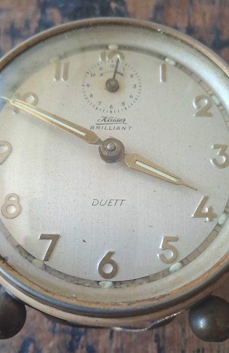 часовник стар немски Kaiser Brilliant Duett , антика уникат