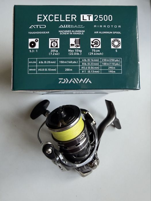 Mulineta Daiwa Exceler LT 2500, IMPECABILĂ