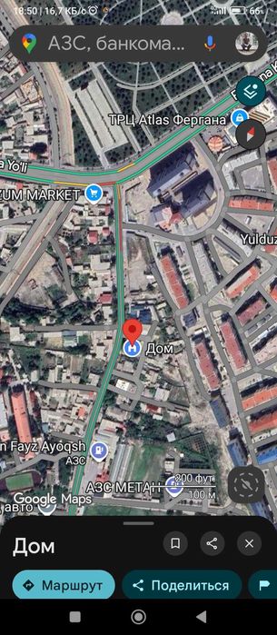 Дом на земле под строительство жилого дома.