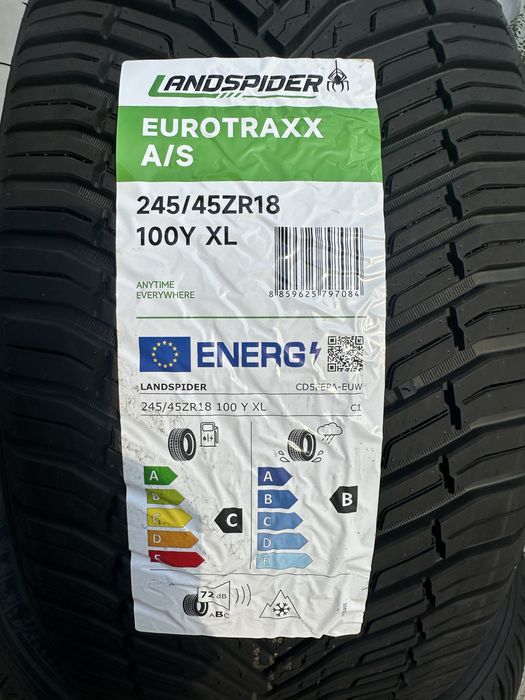 Нови всесезонни гуми LANDSPIDER EUROTRAXX A/S 245/45R18 100Y XL БОРД 2454518