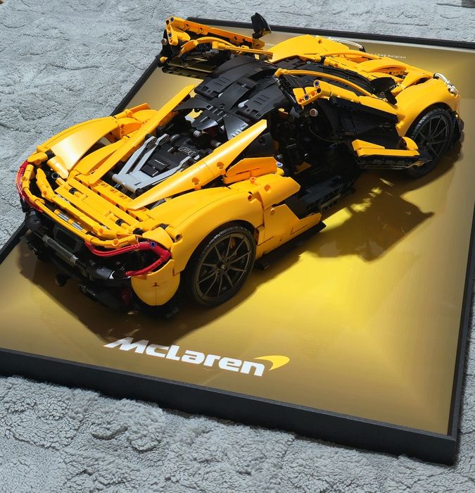 Конструктор лего McLaren P1, картина лего, рамка Lego