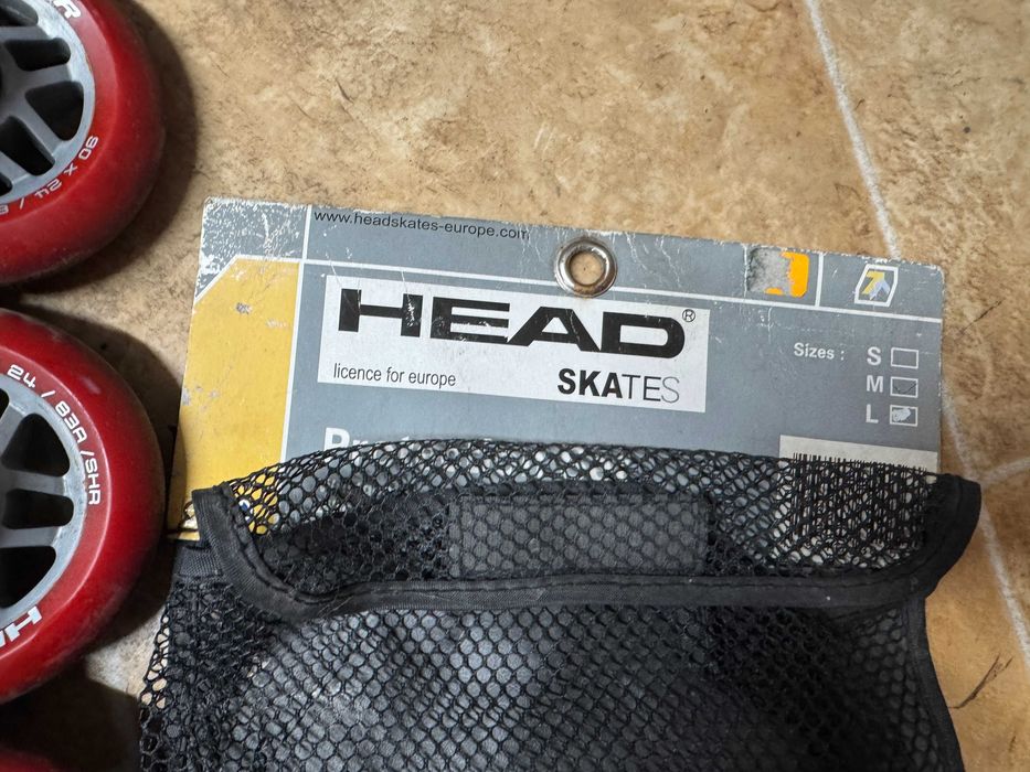 Ролери HEAD 90-T1 size:41 + наколенки Head size:M