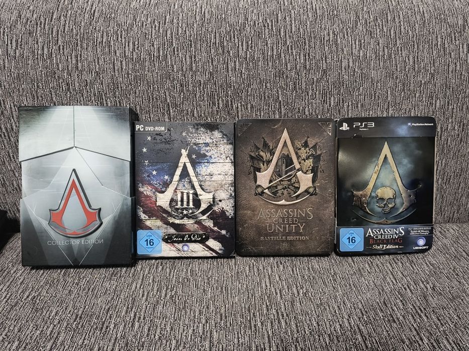 Assassins Creed Black Flag, Revelations,3, Unity special edition