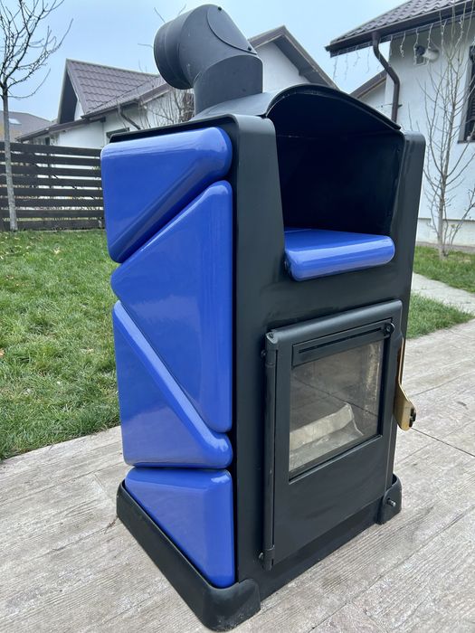 Semineu ceramica/ soba lemn 8kw Austria Model Deosebit