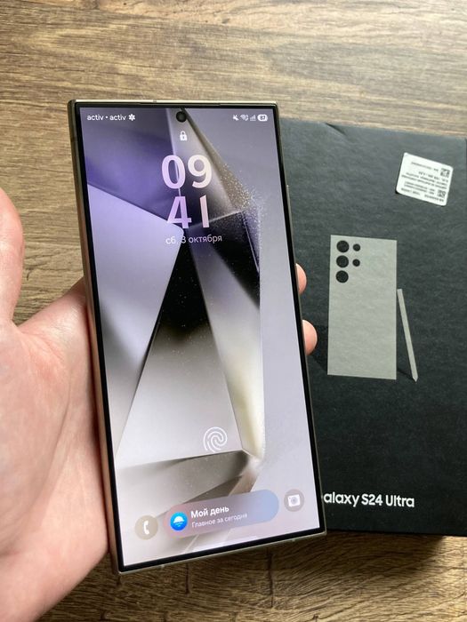 Samsung S24 Ultra, прозрачная крышка