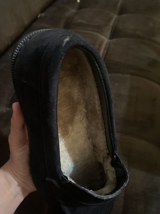 Обувь с мехом макасины