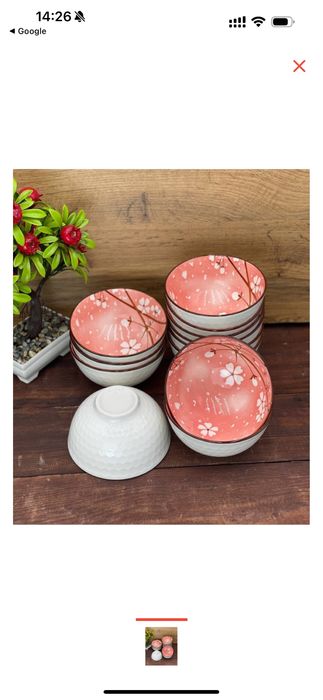 Пиала  орнамент , сакура