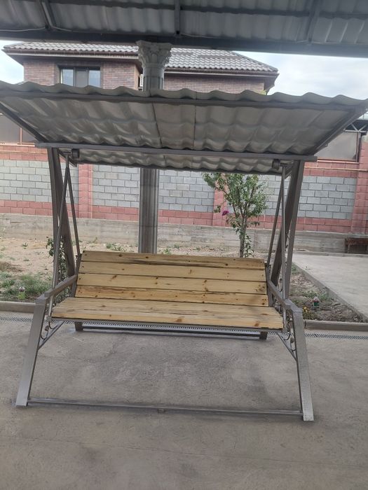 Качеля садовая спина раскладной