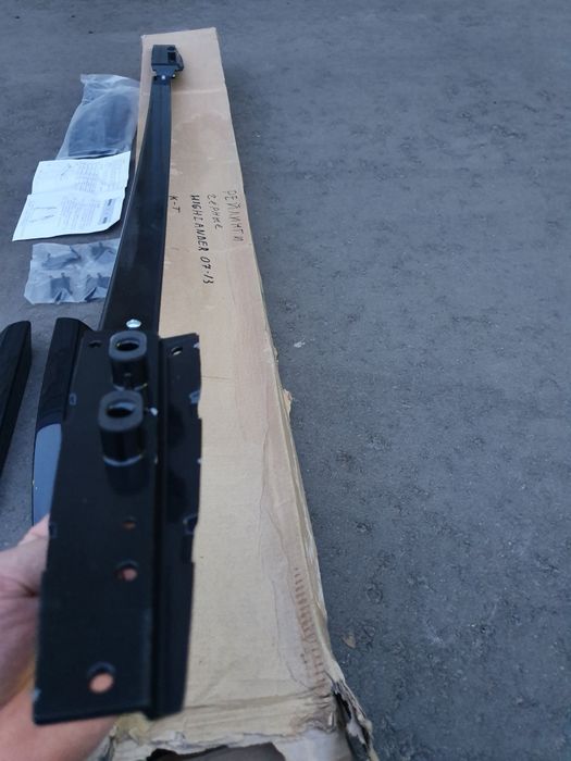 Рейлинги Toyota Highlander 2007/2014 чёрные