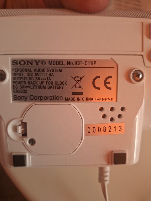 Vand radio ceas sony