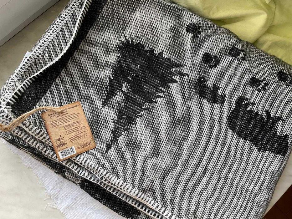 Плед Шерстяной(новый)