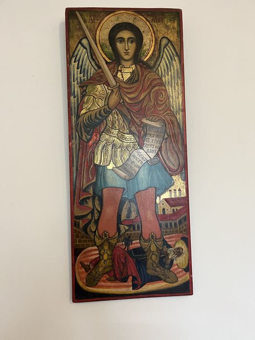Икона Св.Архангел Михаил  автор Симеон Младенов /1937-2024/
