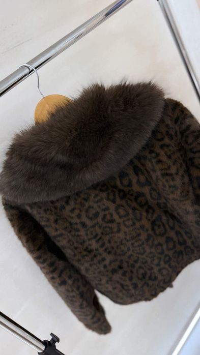 Палто от еко косъм